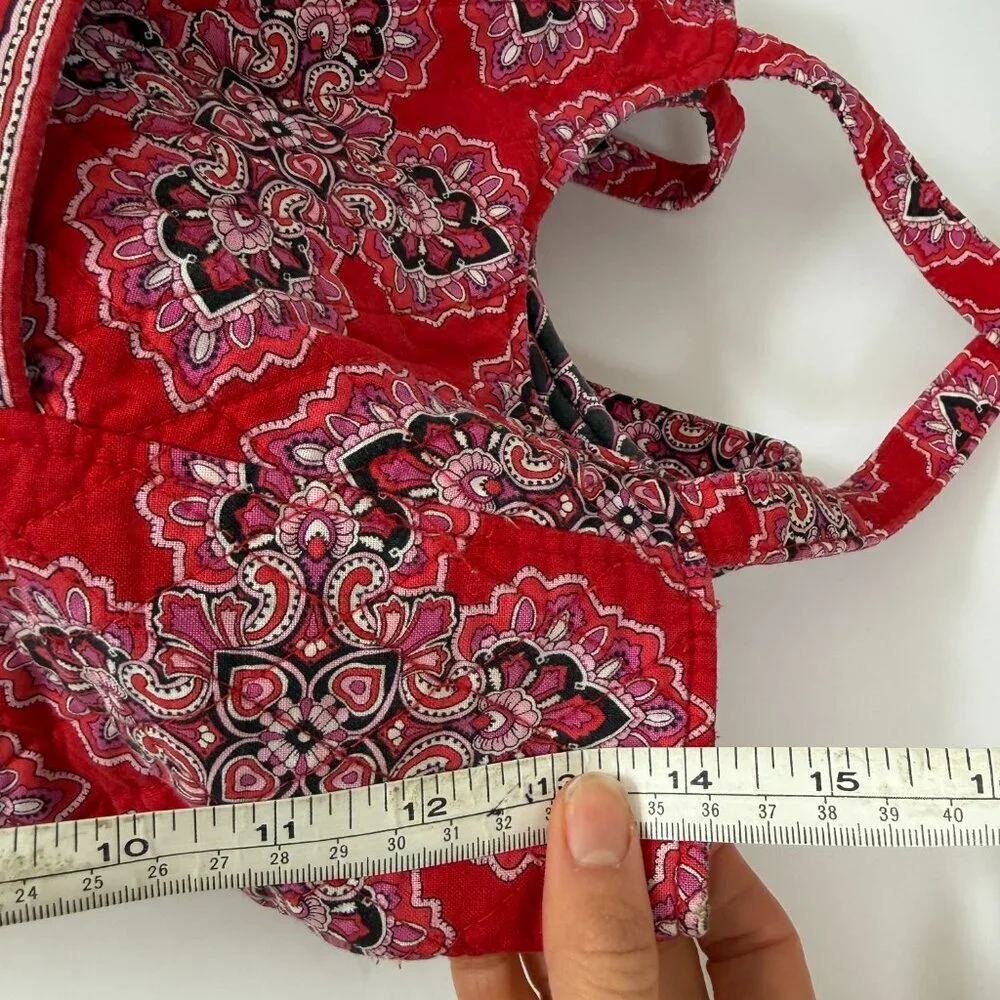 Vera Bradley Curvy Tote Red 